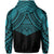 Polynesian Skull Hawaii Hoodie Blue Circle Style - Polynesian Pride