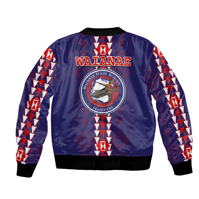 Hawaii - Waianae High Mix Kakau Bombers Jacket LT6 - Polynesian Pride