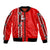 Hawaii - Lahainaluna High Mix Kakau Bombers Jacket LT6 Unisex Red - Polynesian Pride