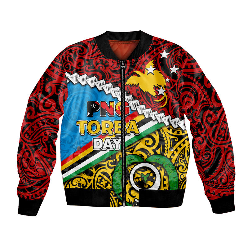 PNG Torba Day Bomber Jacket Happy Day LT6 Unisex Art - Polynesian Pride
