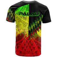 Palau T Shirt Reggage Color Symmetry Style - Polynesian Pride
