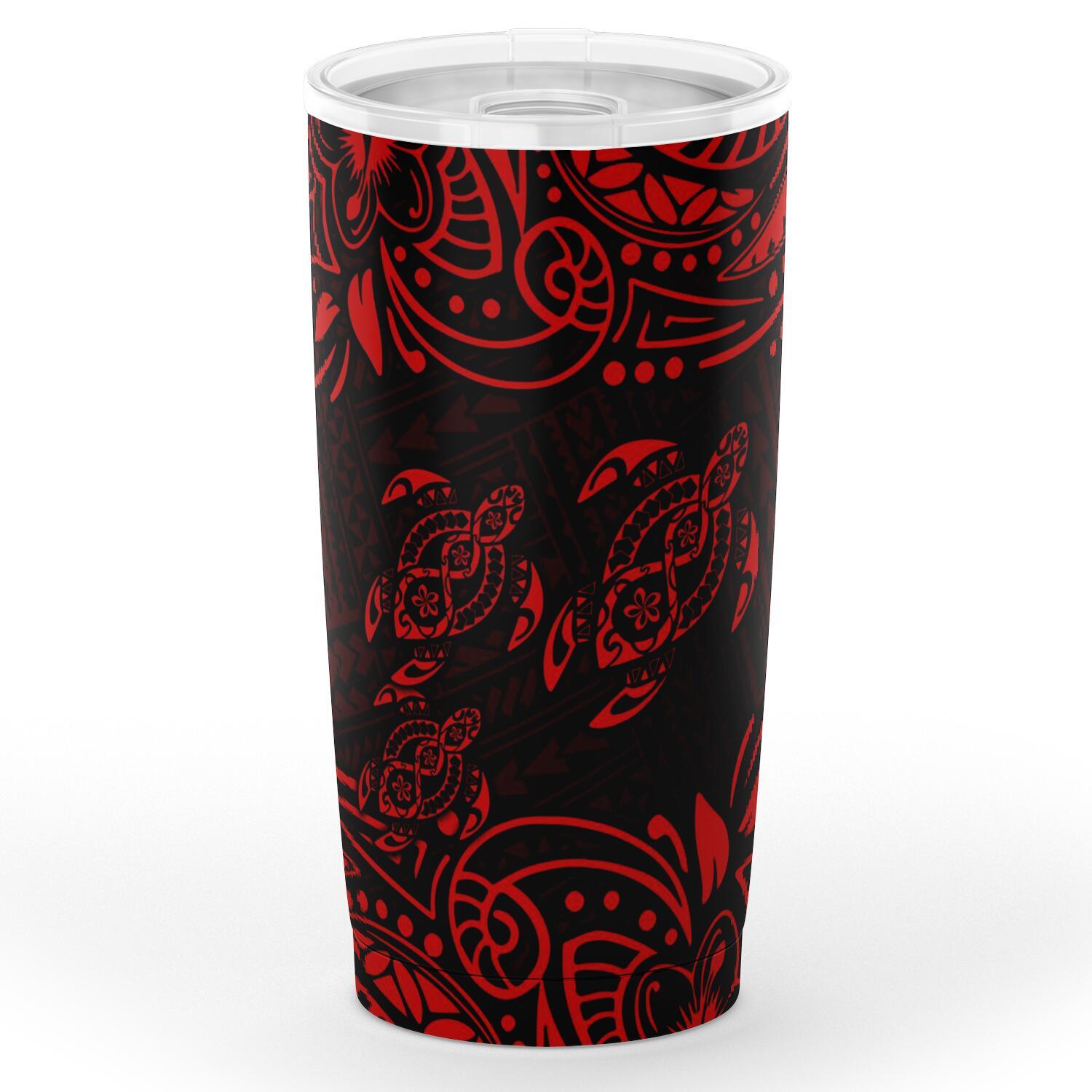Polynesian Tumbler - Red Sea Turtle