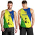 (Custom Personalised) Vanuatu Malampa Province - Men Tank Top - Flag Style - LT12 Green - Polynesian Pride