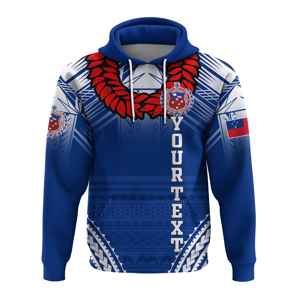 Custom Toa Samoa Rugby Ula Fala Art Hoodie LT12 - Polynesian Pride