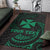 Wallis And Futuna Polynesian Custom Personalised Area Rug - Green Tribal Wave - Polynesian Pride