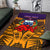 (Custom Personalised) Samoa Area Rug - Hibiscus With Tribal - LT12 - Polynesian Pride