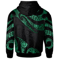 Hawaii Hoodie Polynesian Tattoo Green Version - Polynesian Pride