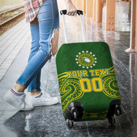 (Custom Personalised) Cook Islands Rugby Luggage Covers - Tribal Pattern - LT12 - Polynesian Pride