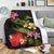 Wallis and Futuna Polynesian Custom Personalised Blanket - Plumeria Tribal - Polynesian Pride