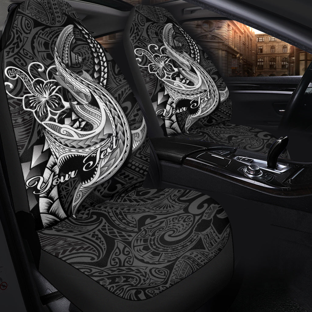 (Custom Personalised) Polynesian Shark Tattoo Hawaii Tribal Car Seat Covers - LT12 - Polynesian Pride
