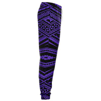 Polynesian Tatau Violet Joggers - Polynesian Pride
