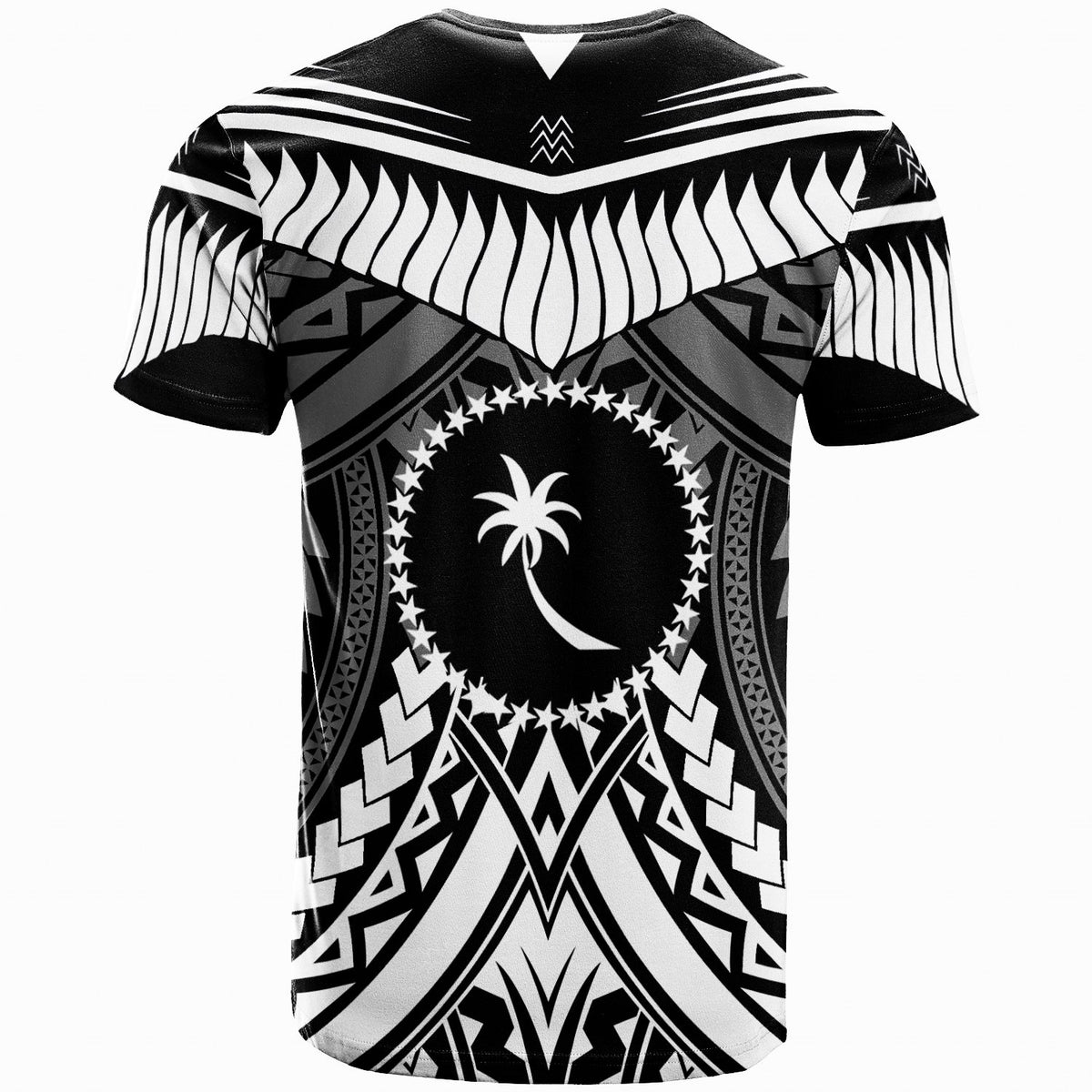 Chuuk T Shirt Tooth Shaped Necklace Texture - Polynesian Pride