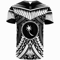 Chuuk T Shirt Tooth Shaped Necklace Texture - Polynesian Pride