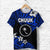 FSM Chuuk T Shirt Unique Vibes Blue LT8 - Polynesian Pride