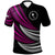 Chuuk Custom Polo Shirt Wave Pattern Alternating Purple Color Unisex Purple - Polynesian Pride