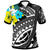 Chuuk Polo Shirt Polynesian Pattern Black Color Unisex Black - Polynesian Pride