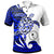Chuuk Custom Polo Shirt Mega Turtle Unisex Blue - Polynesian Pride