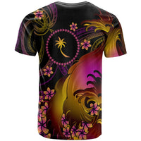 Chuuk Custom T Shirt Chuuk in wave - Polynesian Pride