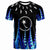 Chuuk T Shirt Thunder Bolt Seamless Pattern Unisex Blue - Polynesian Pride