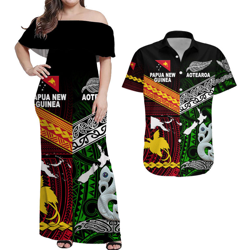 Polynesian Matching Hawaiian Shirt and Dress New Zealand Papua New Guinea Together Green LT8 Green - Polynesian Pride