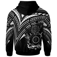 Cook Islands Zip Hoodie Cross Style - Polynesian Pride