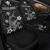 (Custom Personalised) Hawaii Hammerhead Shark Hibiscus Hawaii Pattern Car Seat Covers - LT2 - Polynesian Pride