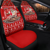 (Custom Personalised) Tonga Christmas - Kilisimasi Fiefia Santas Polynesia Car Seat Covers - LT2 - Polynesian Pride