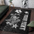 (Custom Personalised) Hawaii Hammerhead Shark Hibiscus Hawaii Pattern Area Rug - LT2 - Polynesian Pride
