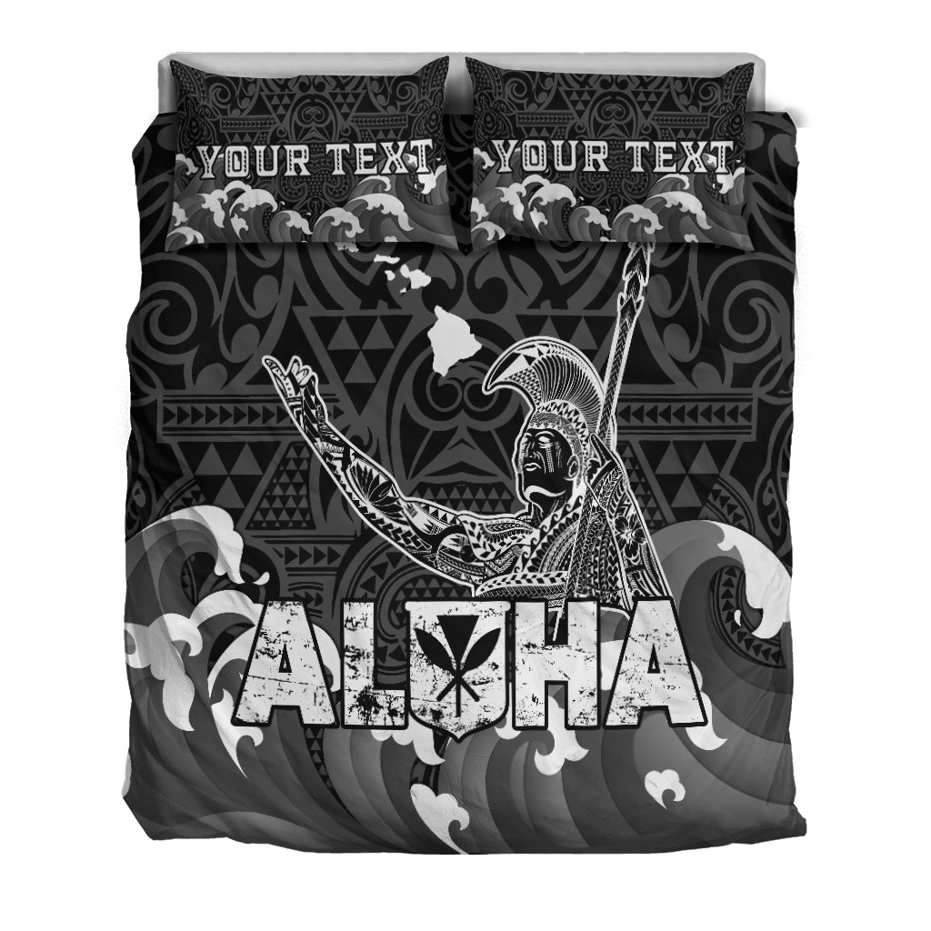 (Custom Personalised) Hawaii King Kamehameha Aloha Hawai'i Nei Bedding Set - LT2 - Polynesian Pride