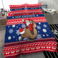 (Custom Personalised) New Zealand Maori Meri Kirihimete Bedding Set - LT2 - Polynesian Pride