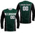 (Custom Personalised) Hawaii Volleyball Green Warrior Long Sleeve Shirt - LT2 Unisex GREEN - Polynesian Pride