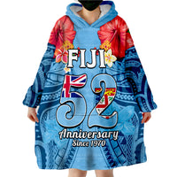 (Custom Personalised) Fiji 1970 Happy 52 Years Independence Anniversary Wearable Blanket Hoodie LT14 - Polynesian Pride
