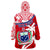 (Custom Personalised) Samoa Samoan Coat Of Arms With Coconut Red Style Wearable Blanket Hoodie LT14 - Polynesian Pride