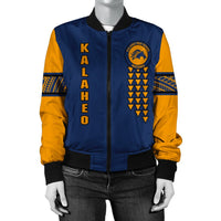 (Personalized) Hawaii Bomber Jacket - Kalaheo High Custom Your Class Bomber Jacket AH - Polynesian Pride