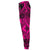 Polynesian Plumeria Mix Pink Black Joggers - Polynesian Pride