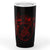 Polynesian Tumbler - Red Turtle Hibiscus Flower Frame Vintage