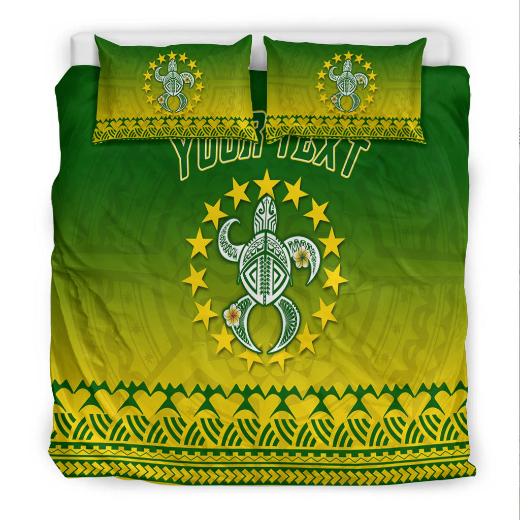 (Custom Personalised) Cook Islands Turtle With Tribal Bedding Set - LT12 - Polynesian Pride