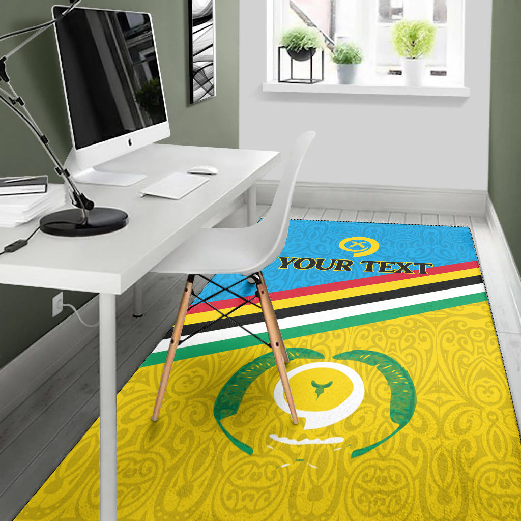 (Custom Personalised) Vanuatu Torba Province Area Rug - Flag Style - LT12 - Polynesian Pride