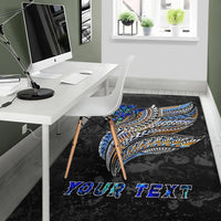 Polynesian Hawaii Custom Personalised Area Rug - Polynesian Wings - Polynesian Pride
