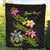 Solomon Islands Polynesian Custom Personalised Quilt - Plumeria Tribal - Polynesian Pride