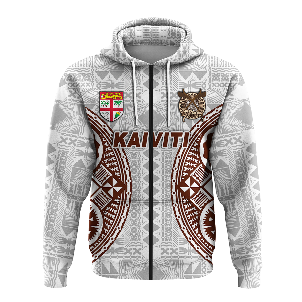 Custom Fiji Kaiviti Tapa Pattern Hoodie LT12 - Polynesian Pride