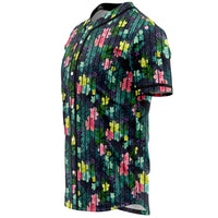 Tropical Hibiscus Baseball Jersey - Polynesian Pride