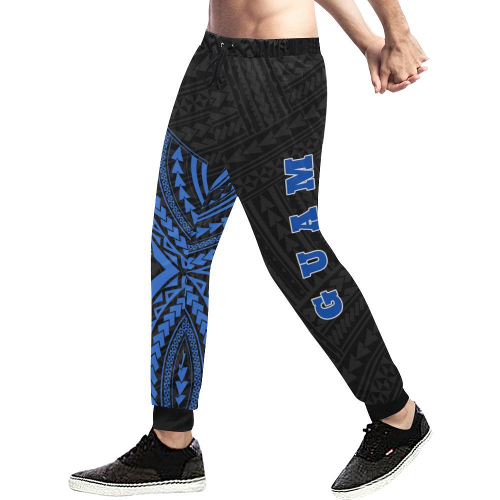 Guam Rising 3rd Sweatpants (Blue) A6 - Polynesian Pride