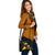 Tokelau Polynesian Custom Personalised Shoulder Handbag - Plumeria Tribal - Polynesian Pride