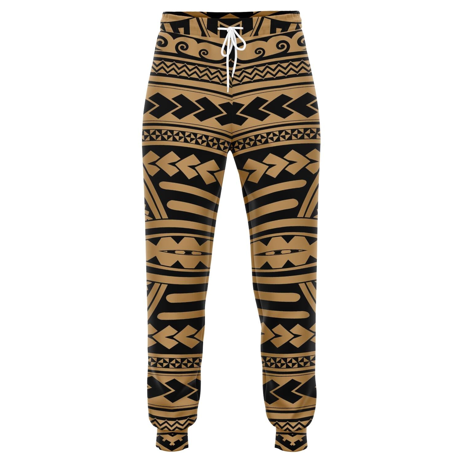 Polynesian Seamless Gold Joggers Unisex Gold - Polynesian Pride