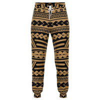 Polynesian Seamless Gold Joggers Unisex Gold - Polynesian Pride