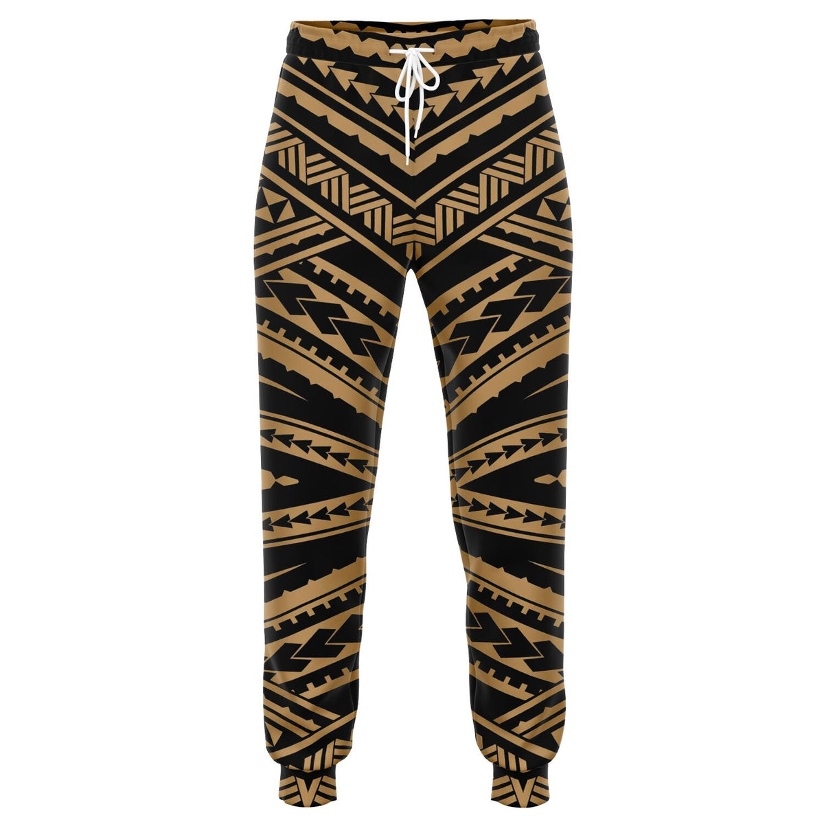 Polynesian Tatau Gold Joggers Unisex Gold - Polynesian Pride
