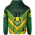 Custom Papua New Guinea Enga Mioks Hoodie Rugby Original Style Green, Custom Text and Number LT8 - Polynesian Pride