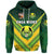 Custom Papua New Guinea Enga Mioks Hoodie Rugby Original Style Green, Custom Text and Number LT8 - Polynesian Pride