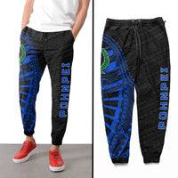 Pohnpei Rising Sweatpants (Black) A16 Unisex Black - Polynesian Pride